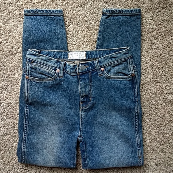 Free People Denim - Free People High Rise Denim Capri's